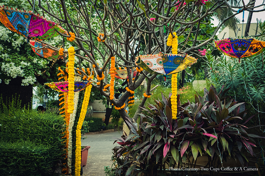 A 'Cherry Blossom' themed reception was a highlight of this elegant wedding in Mumbai A 'Cherry Blossom' themed reception was a highlight of this elegant wedding in Mumbai