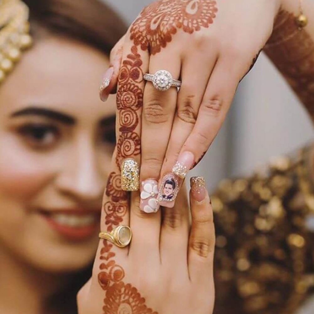 Wedding Nail Art Designs For Indian Brides - K4 Fashion