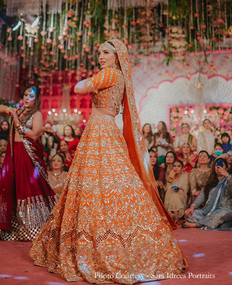 Orange Lehenga