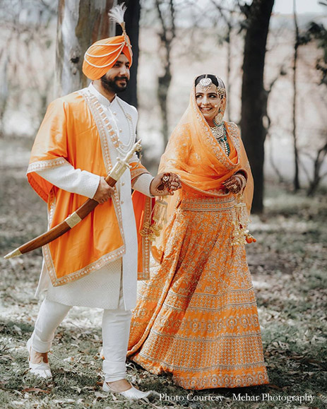 Orange Lehenga