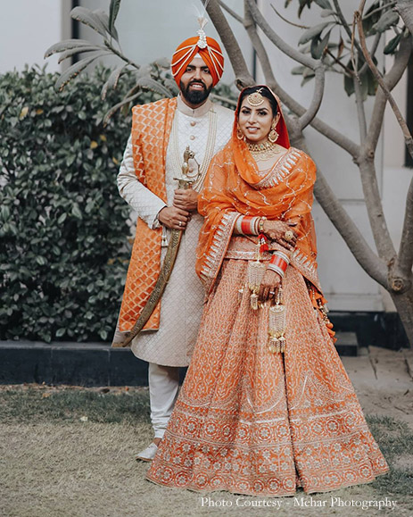 Orange Lehenga