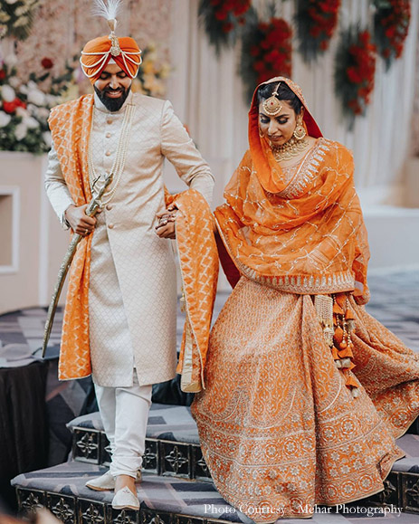 Orange Lehenga