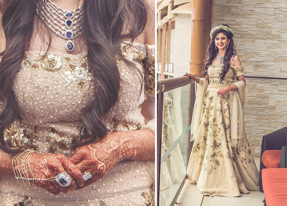 15 Ways to Sparkle in a Gold Lehenga at your Wedding