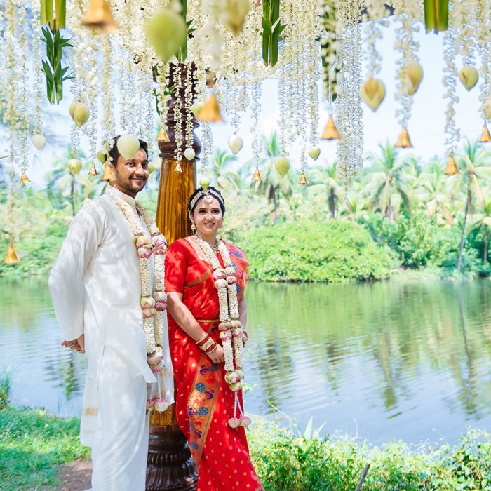 Karishma and Jayanth Menon, Taj Bekal Resort and Spa, Kerala