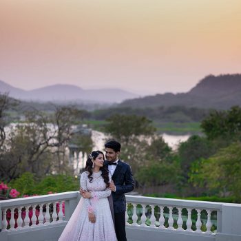 A pastel carnival, a garden-themed engagement party and a regal wedding – this couple’s destination wedding in Udaipur raised the glamour bar high!