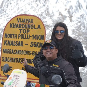 This dad whisked his daughter away on an adventurous 15-day father-daughter bike trip to Leh before she tied the knot!