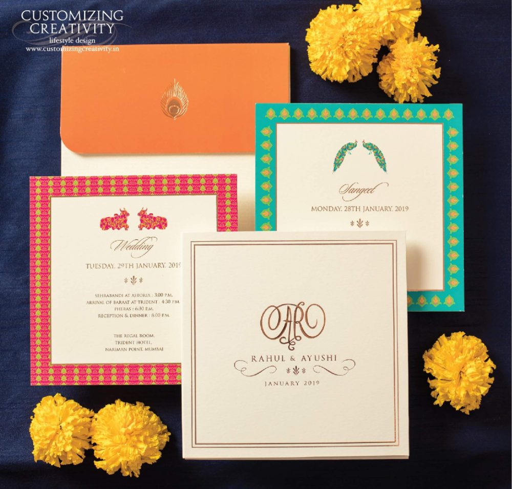 Customizing Creativity Wedding Cards, Wedding Invitations