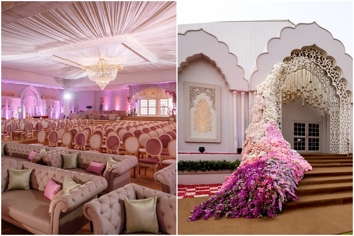 A traditional wedding Vidhi, blended with contemporary elegance