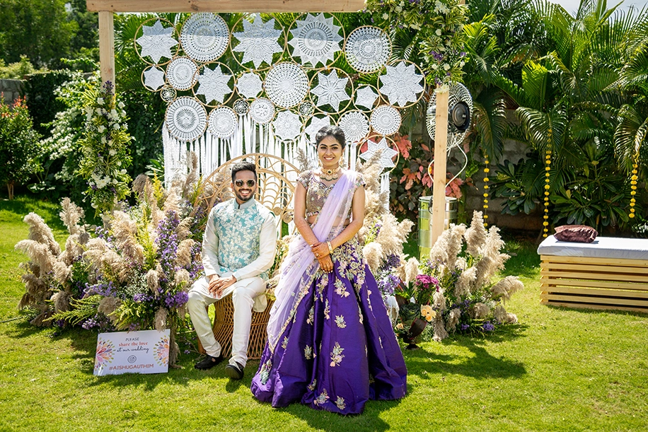 Aishwarya Subha and Gautham Sethuraman, Grande Bay Resort and Spa Mahabalipuram