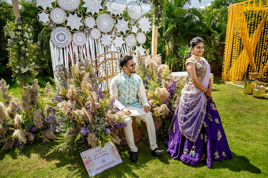 Aishwarya Subha and Gautham Sethuraman, Grande Bay Resort and Spa Mahabalipuram