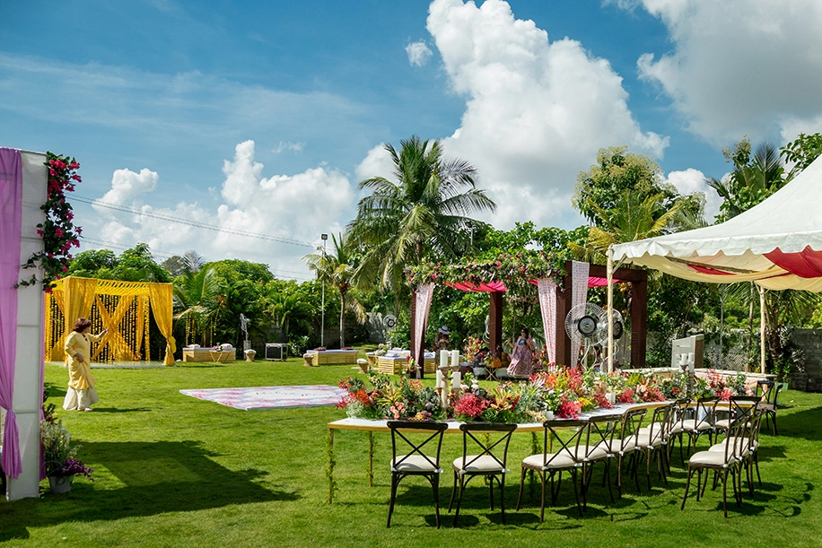Aishwarya Subha and Gautham Sethuraman, Grande Bay Resort and Spa Mahabalipuram