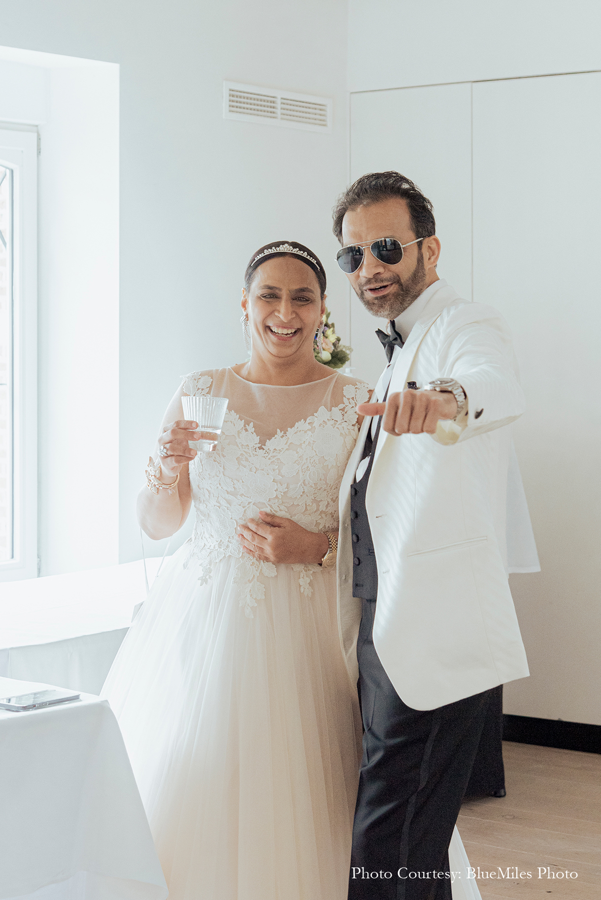 A whimsical white wedding in Belgium - Celebrating 25 years of love!