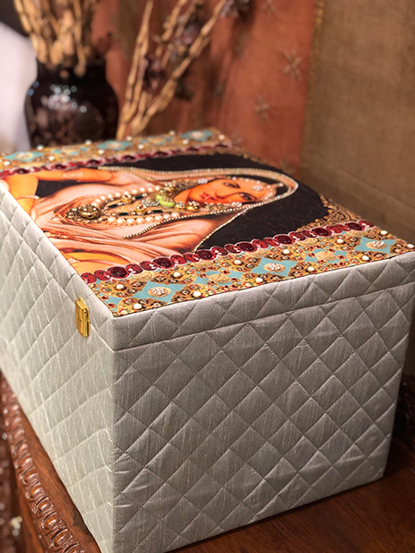 Explore handcrafted bridal and trousseau trunks by Puneet Gupta