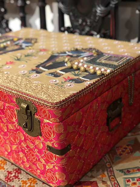 Explore handcrafted bridal and trousseau trunks by Puneet Gupta