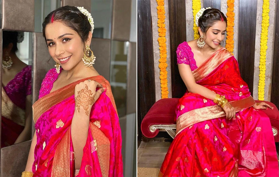 5 sarees to style this Karva Chauth | Saree.com By Asopalav