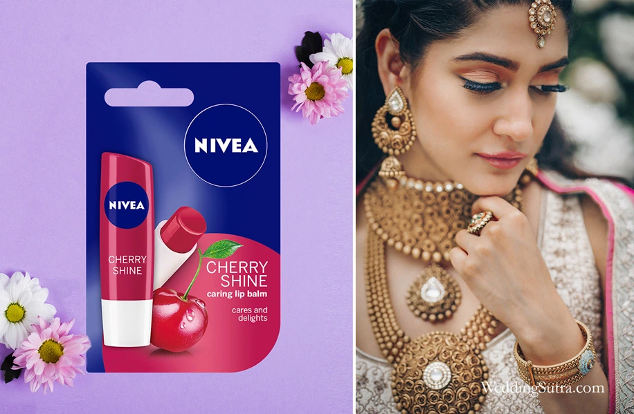 NIVEA Lip Balm, Fruity Cherry Shine