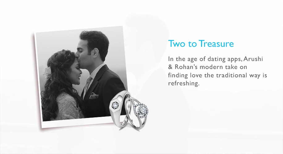 Arushi and Rohan’s Platinum Love Story