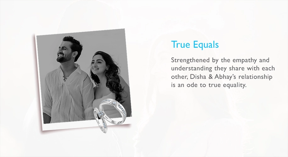 Disha and Abhay’s Platinum Love Story