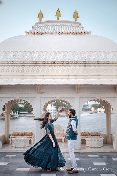 pre-wedding at Taj Lake Palace in Udaipur