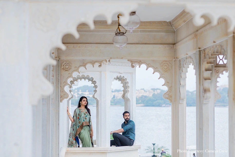pre-wedding at Taj Lake Palace in Udaipur