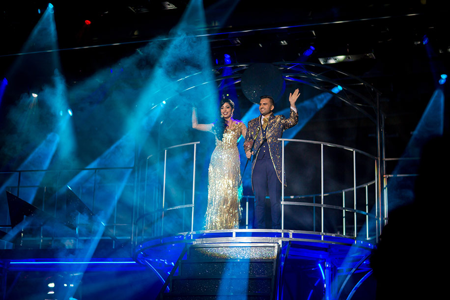Sana Khan and Adel Sajan, Costa Cruises