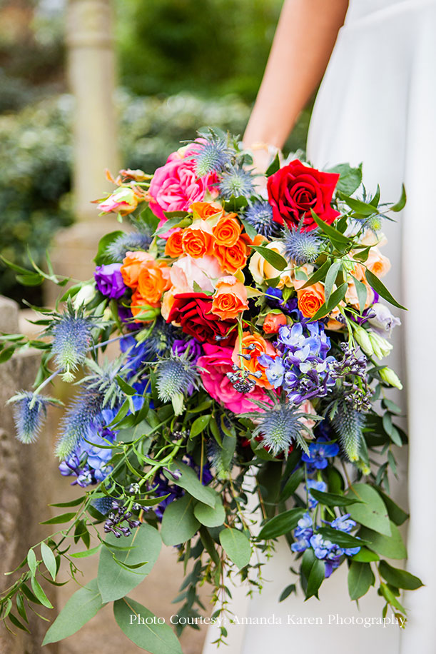 Jewel-toned blooms