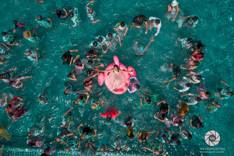 Nominee for Aerial - WeddingSutra Photography Awards 2020 - Knotting Bells