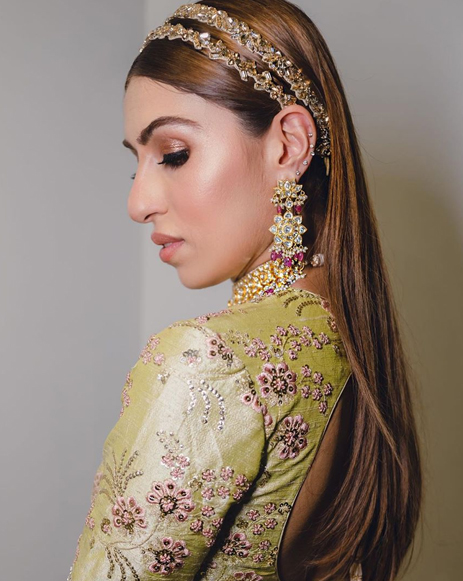 Gold Bridal Wedding Hair Accessories Bridesmaid Hairband Tiara Hair Headwear UK 