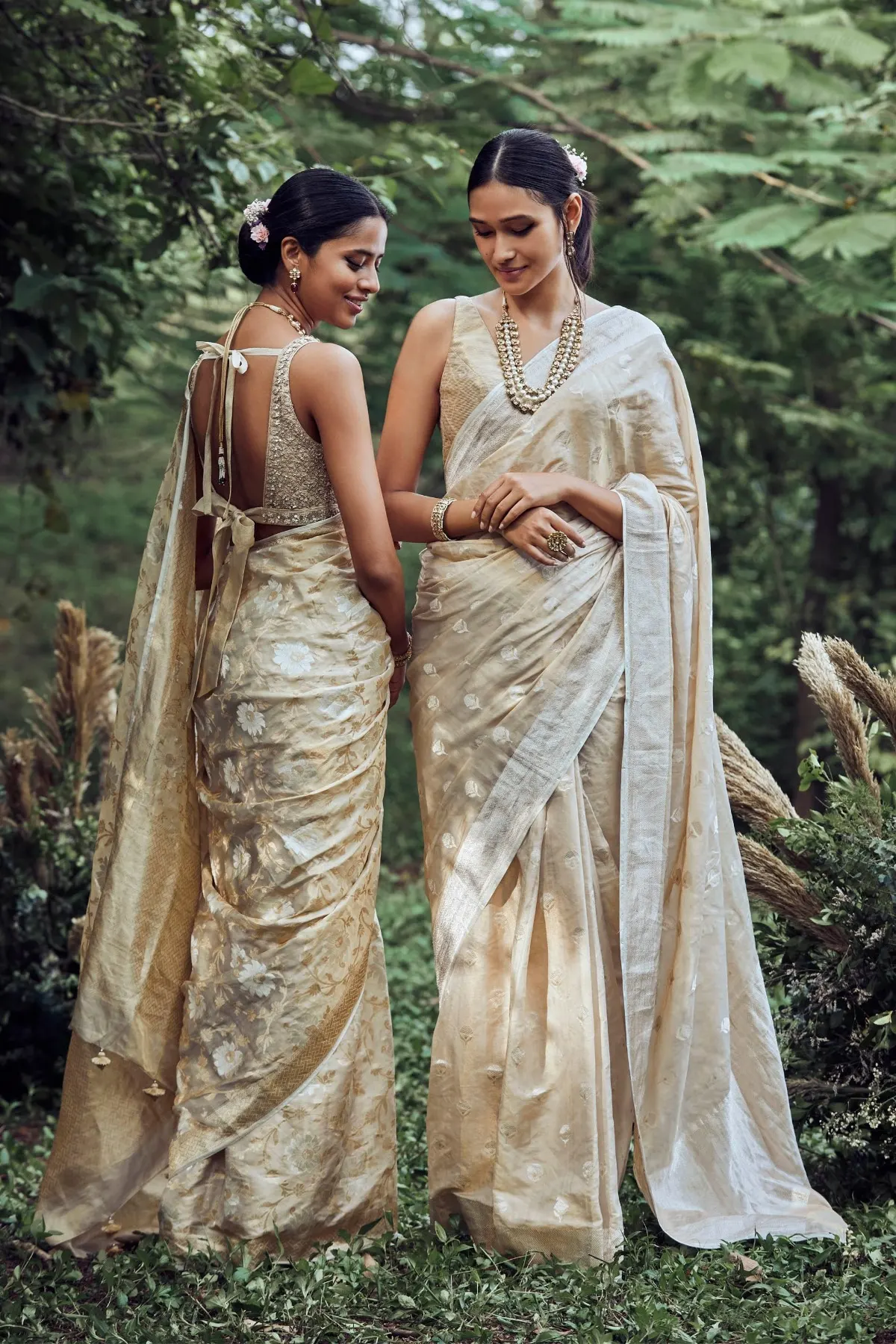 Handwoven Silk Saree by Anita Dongre