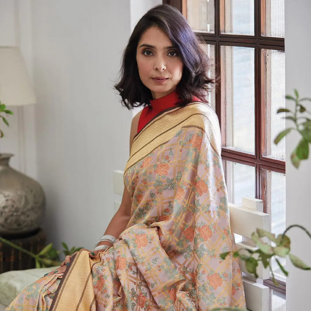 Banarasi Brocade Silk saree by Swati and Sunaina