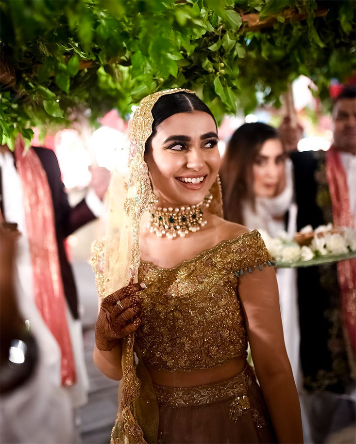 Rose Gold lehenga