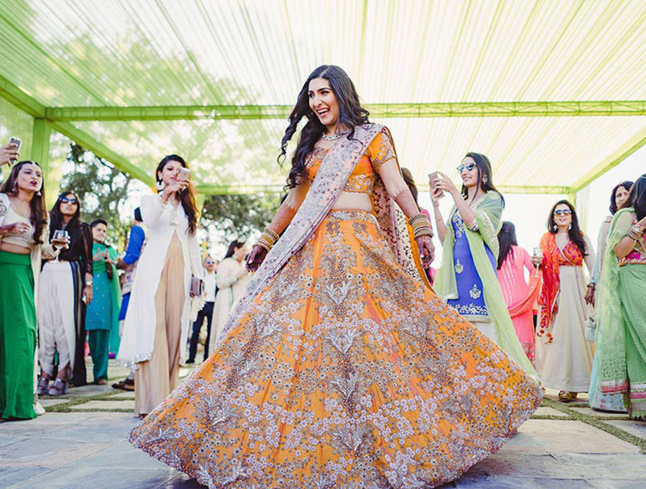 Latest Mehendi Lehenga trends for the Memorable occasion | Fashion |  WeddingSutra.com