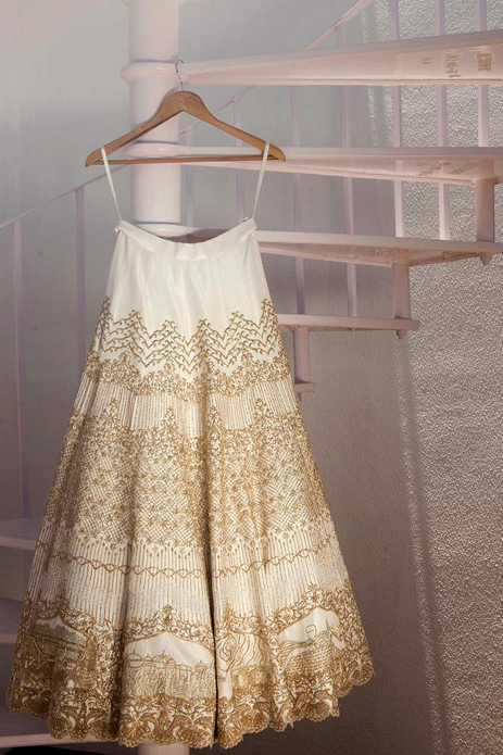 White Lehenga for wedding