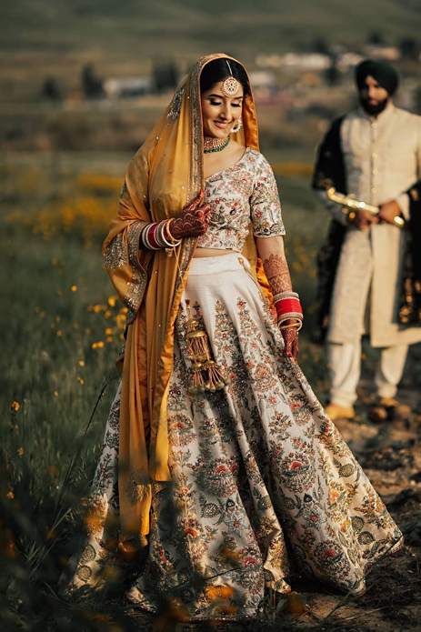 White Lehenga for wedding