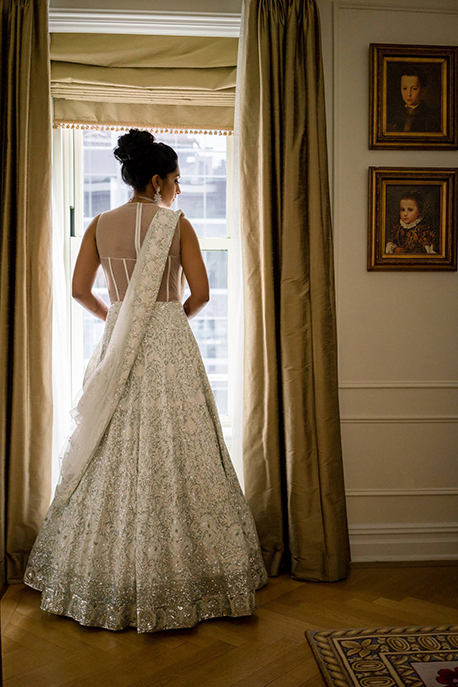 White Lehenga for wedding