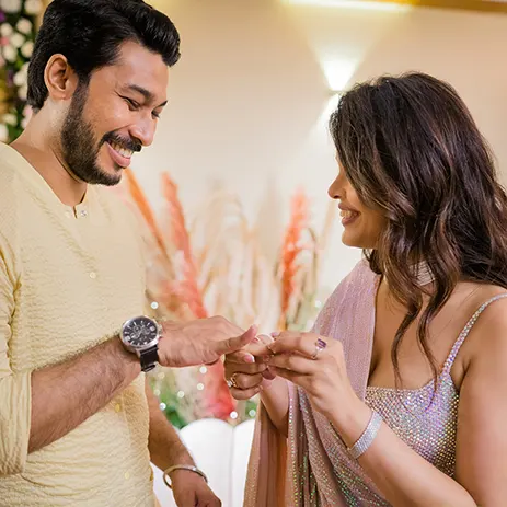 Akanksha Gajria Engagement ring