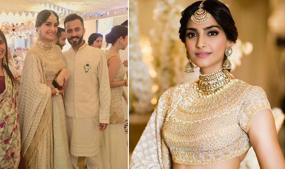Sonam Kapoor and Anand Ahuja for their Mehndi/Sangeet Party