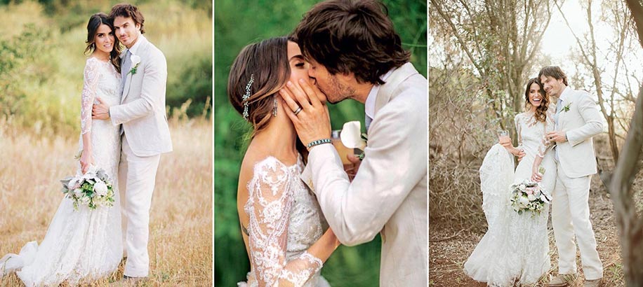 Nikki Reed and Ian Somerhalder