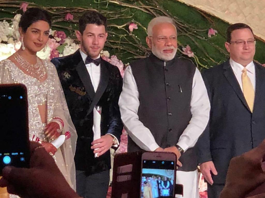Priyanka Chopra and Nick Jonas Reception in Delhi
