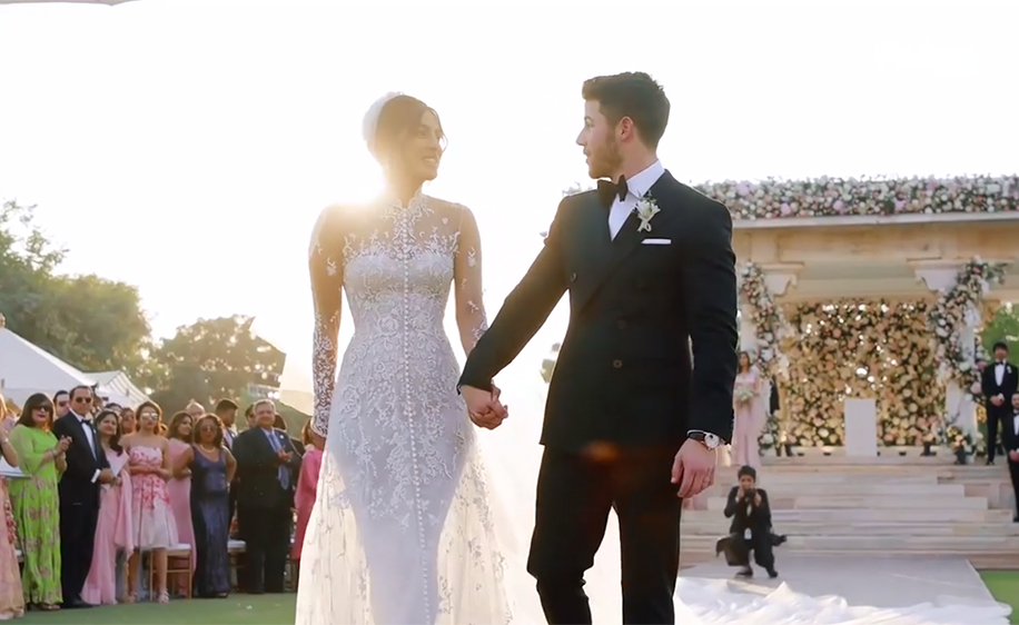 Priyanka Chopra and Nick Jonas White Wedding