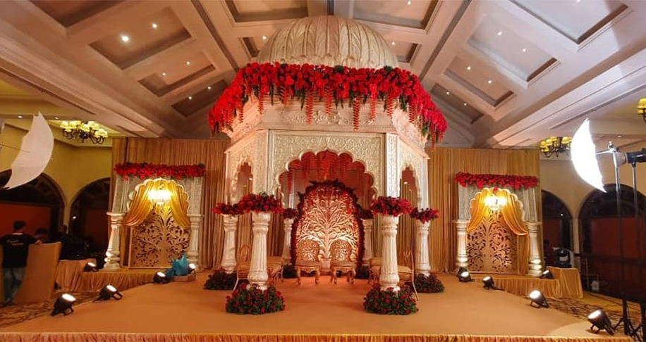 Charu Asopa and Rajeev Sen, Taj Exotica Resort and Spa, Goa