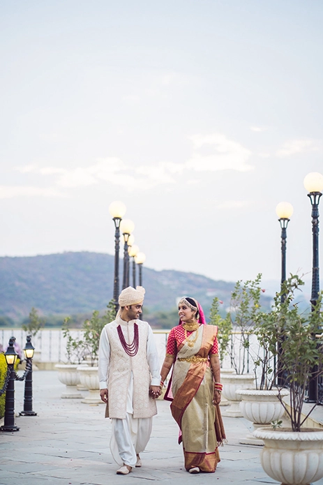 Aditi Acharya and Sidhartha Sinha, Udaipur