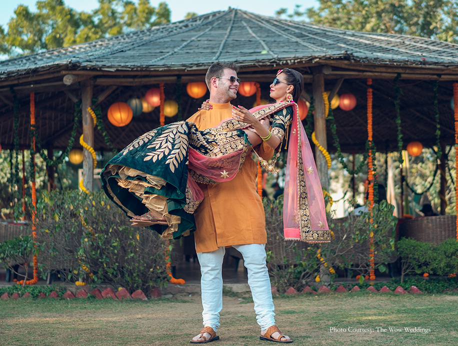 Anjali and Kyle, Hilton Garden Inn Gurgaon