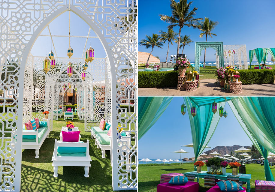 Anusha and Dhrumil, Shangri-La Barr Al Jissah Resort and Spa, Oman