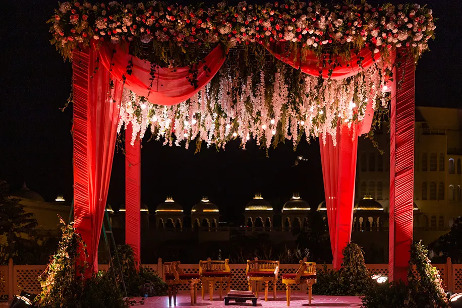 Floral Mandap decor