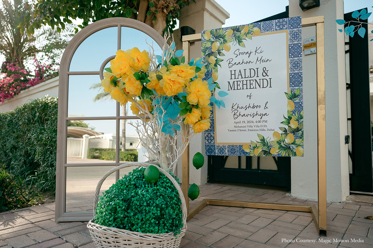 Khushboo Khubchandani and Bhavishya Kanjhan, Dubai