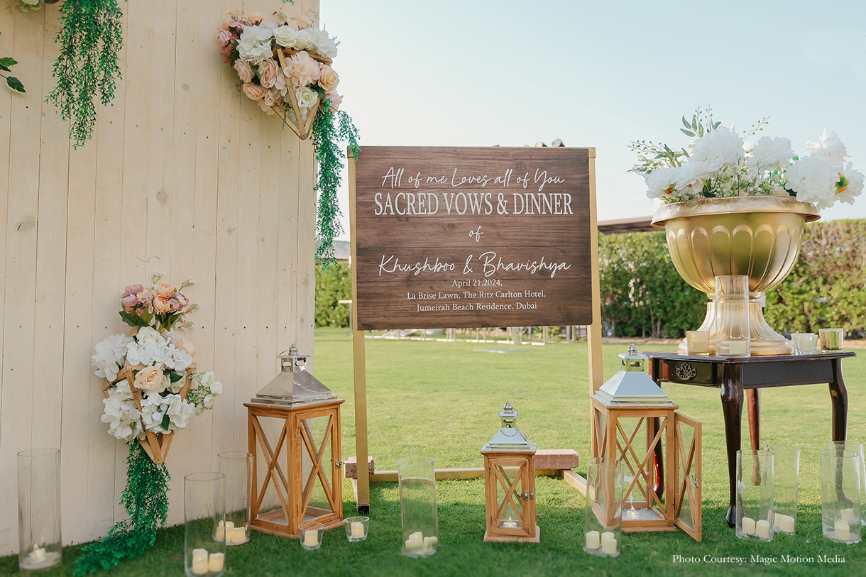 Khushboo Khubchandani and Bhavishya Kanjhan, Dubai