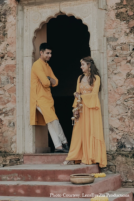 Namandeep Kaur and Shaurya Khanna, Neemrana's Tijara Fort-Palace