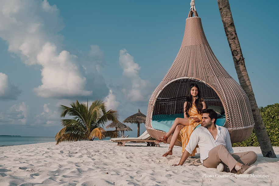 Nikita and Nakul, Furaveri Island Resort and Spa, Maldives