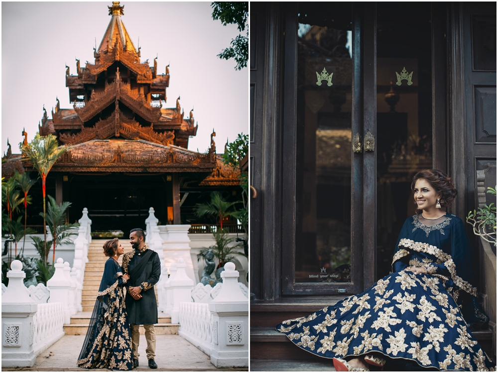 Priya and Puneet, The Dhara Dhevi Chiang Mai, Thailand